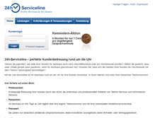 Tablet Screenshot of 24h-serviceline.de